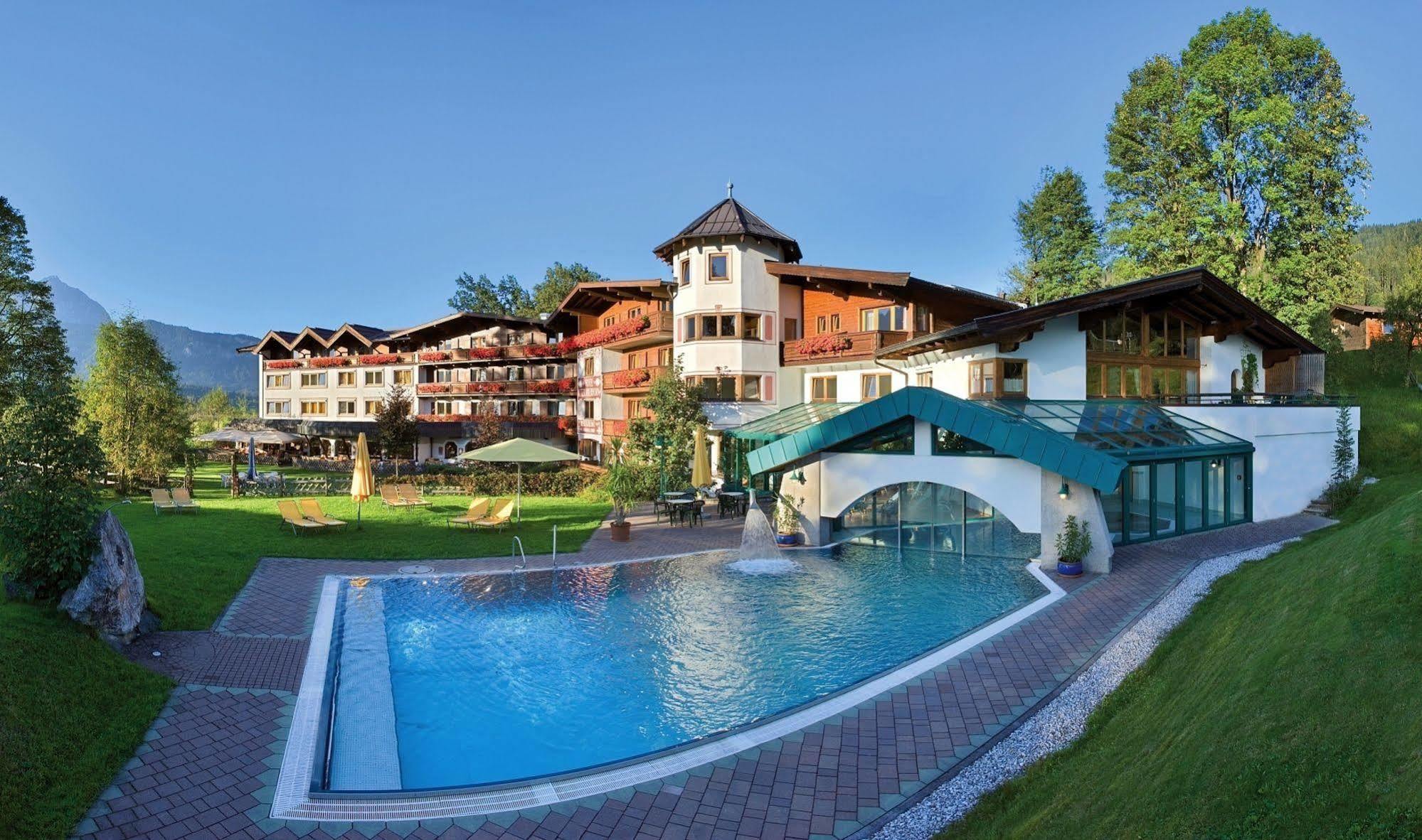 Erlebnishotel Kitzbuehler Horn Oberndorf in Tirol Exterior foto